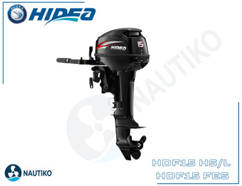 ⚙️Silnik Zaburtowy 15KM Hidea HDF15HS / krótka kolumna, rumpel, rozruch manualny