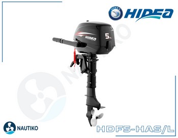 ⚙️ Silnik zaburtowy HIDEA 5 KM HDF5HAS – 5 HP krótka kolumna / manualny start / rumpel